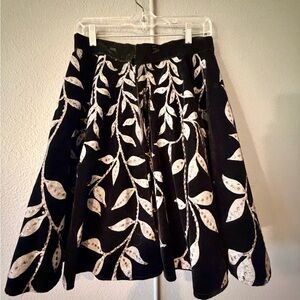 Velvet sequin vintage homemade circle skirt. Rockabilly 50's